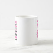 "Ik ben het Storm" Inspirerend Roze Quote Design Koffiemok (Center)