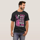 "Ik ben het Storm" Inspirerend Roze Quote Design T-shirt (Voorkant volledig)