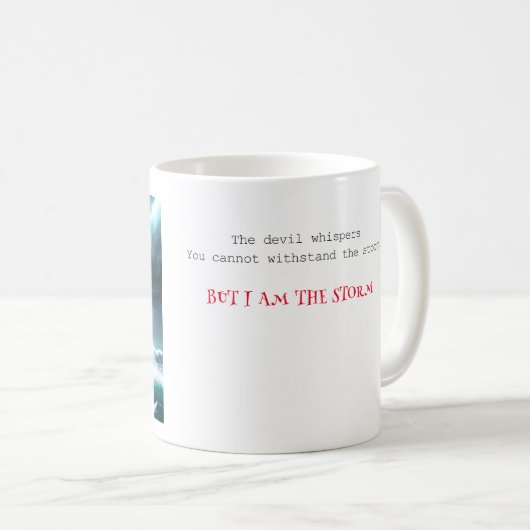 Ik ben het storm koffiemok (Voorkant rechts)
