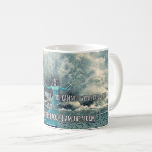 Ik ben het storm koffiemok (Voorkant rechts)