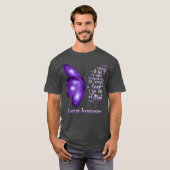 Ik ben het storm Lupus Awareness Butterfly T-shirt (Voorkant volledig)