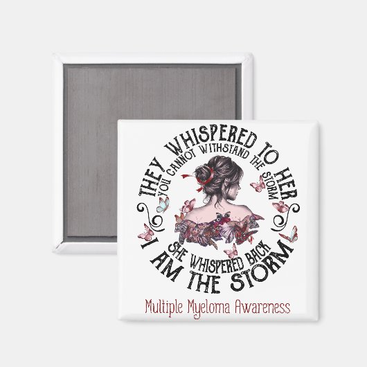 Ik ben het Storm Meervoudige Maagdarmbewustzijn Magneet (Voorkant / Achterkant)