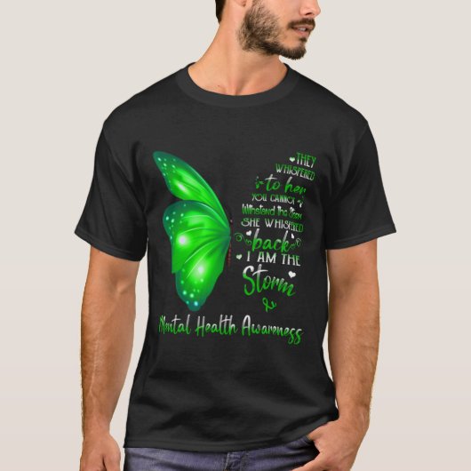 Ik ben het Storm Mental Health Aw. T-shirt (Voorkant)