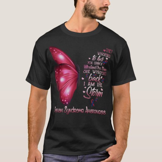 Ik ben het storm Noonan Syndrome Butterfly T-shirt (Voorkant)