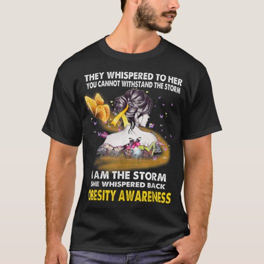 Ik ben het Storm Obesitasbewustzijn T2 T-shirt (Voorkant)