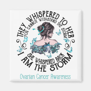 Ik ben het Storm Ovarium Cancer Awareness Magneet