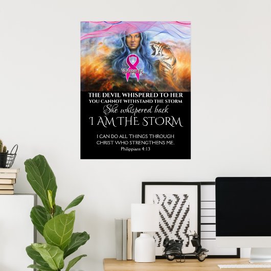 Ik ben het Storm Poster (Thuiskantoor)