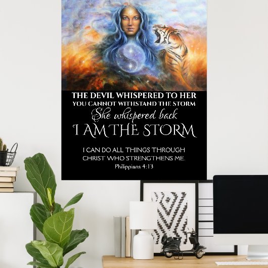 Ik ben het Storm Poster (Thuiskantoor)