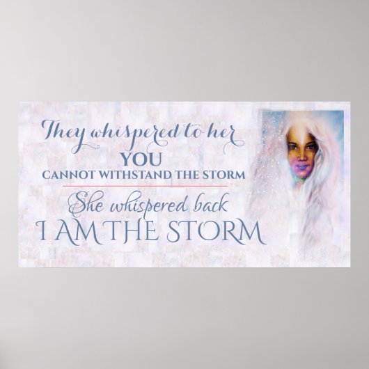 Ik ben het Storm Poster (Voorkant)