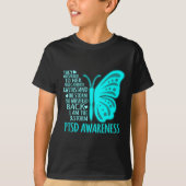 Ik ben het Storm PTSS Stress Awareness Ribbon Grap T-shirt (Voorkant)