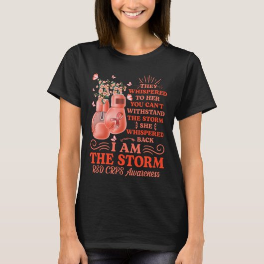 Ik ben het Storm RSD CRPS Awareness Boxing Handsch T-shirt (Voorkant)