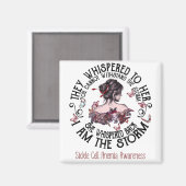 Ik ben het Storm sikkelcelanemie bewust Magneet (Voorkant / Achterkant)