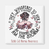 Ik ben het Storm sikkelcelanemie bewust Magneet (Voorkant)