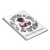 Ik ben het Storm sikkelcelanemie bewust Notitieboek (Rechterzijde)