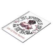 Ik ben het Storm sikkelcelanemie bewust Notitieboek (Linkerzijde)