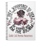 Ik ben het Storm sikkelcelanemie bewust Notitieboek (Voorkant)
