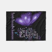 Ik ben het Storm Suicide Prevention Awareness Butt Fleece Deken (Voorkant (Horizontaal))