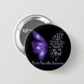Ik ben het Storm Suicide Prevention Awareness Butt Ronde Button 5,7 Cm (Voorkant /achterkant)