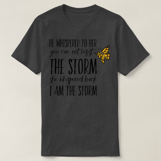 Ik ben het Storm T-shirt (Design voorkant)