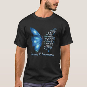 Ik ben het storm Trisomy 18 Awareness Butterfly T  T-shirt
