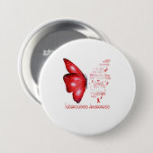 Ik ben het storm Tuberculosis Butterfly Ronde Button 7,6 Cm (Voorkant /achterkant)