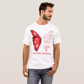 Ik ben het storm Tuberculosis Butterfly T-shirt (Voorkant volledig)