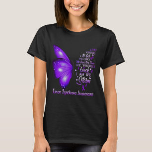Ik ben het Storm Turner Syndrome Awareness Butterf T-shirt
