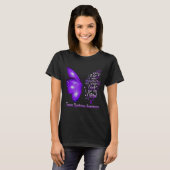 Ik ben het Storm Turner Syndrome Awareness Butterf T-shirt (Voorkant volledig)