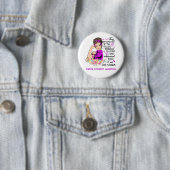 Ik ben het Storm TURNER SYNDROME Awareness Ronde Button 5,7 Cm (In situ)