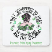 Ik ben het Storm van de traumatische hersenletsels Muismat (Voorkant)