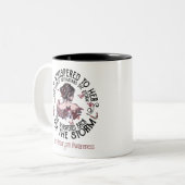 Ik ben het Storm van hersenbewustwording Tweekleurige Koffiemok (Voorkant links)