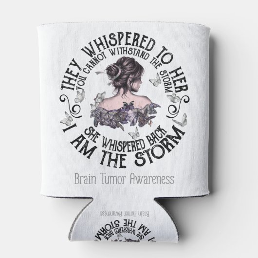 Ik ben het Storm van hersenschudding Blikjeskoeler (Achterkant)