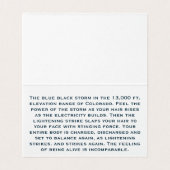 Ik ben het Storm Verbazingwekkende Verhaal Leuke K Kaart (Binnenkant ongevouwen)