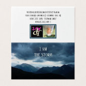 Ik ben het Storm Verbazingwekkende Verhaal Leuke K Kaart (Buitenkant ongevouwen)