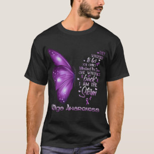 Ik ben het Storm Vitiligo Awareness Butterfly T-shirt