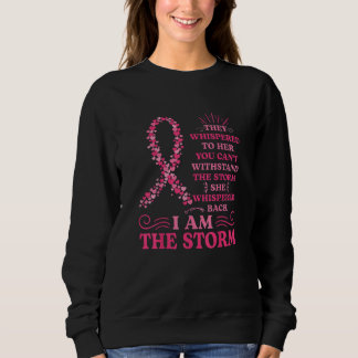 Ik ben het Storm Warrior Pink Ribbon Women Breast Trui