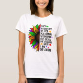 Ik ben het Storm/Zonnebloem T-shirt (Voorkant)