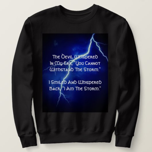 Ik ben het Stormen sweatshirt (Design voorkant)