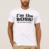 Ik ben het T-shirt van Boss (Voorkant)