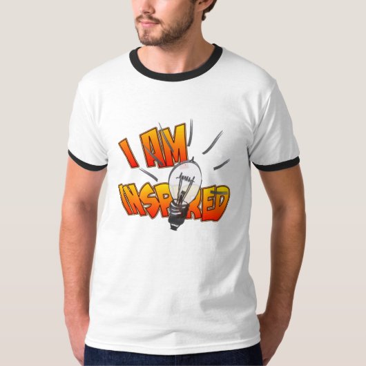 Ik ben het T-shirt van Inspired Cartoon Mannen (Voorkant)