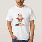 Ik ben het T-shirt van Santa Mannen (Voorkant)