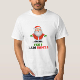 Ik ben het T-shirt van Santa Mannen