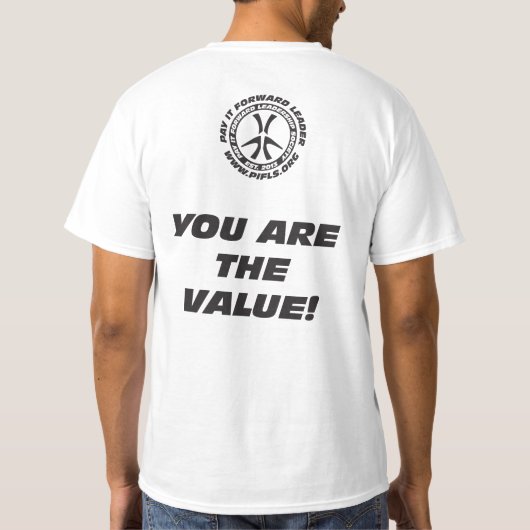 Ik ben het Value T-shirt (Achterkant)