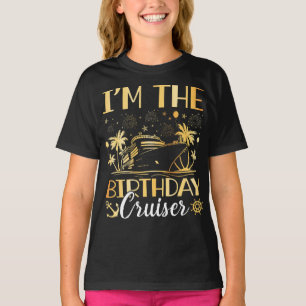Ik ben het verjaardagscruiser vakantie meisje t-shirt