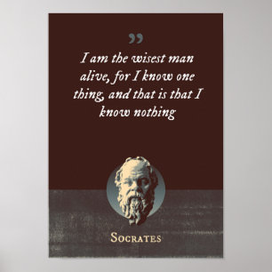 Ik ben het verstandigste man dat leeft, want ik we poster