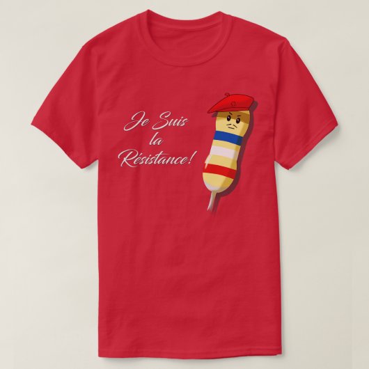 Ik ben het verzet t-shirt (Design voorkant)