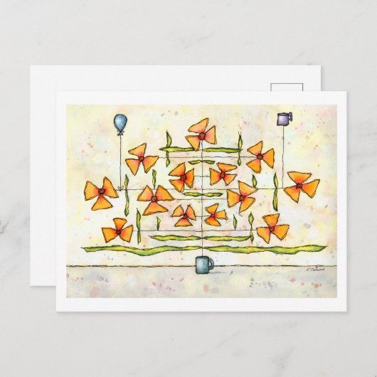 Ik ben het Vine Briefkaart (Voorkant / Achterkant)