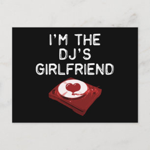 Ik ben het Vriendin van de DJ Briefkaart