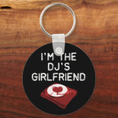Ik ben het Vriendin van de DJ Sleutelhanger (Voorkant)