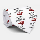 Ik ben het Vriendin van de DJ Stropdas (Opgerold)